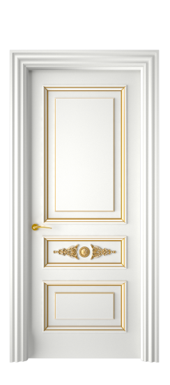 Кардинал ДГ | Белая эмаль патина золото