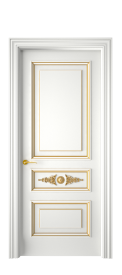 Кардинал ДГ | Белая эмаль патина золото