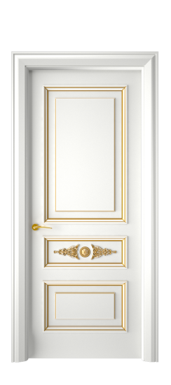 Кардинал ДГ | Белая эмаль патина золото