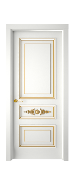 Кардинал ДГ | Белая эмаль патина золото