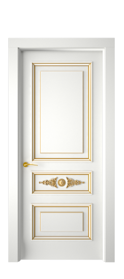 Кардинал ДГ | Белая эмаль патина золото