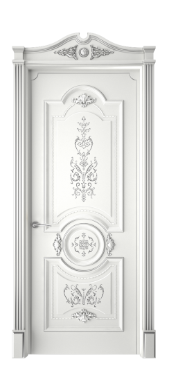 Каролина ДГ | Белая эмаль патина серебро