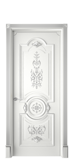 Каролина ДГ | Белая эмаль патина серебро