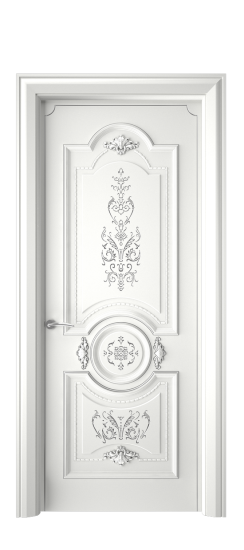 Каролина ДГ | Белая эмаль патина серебро