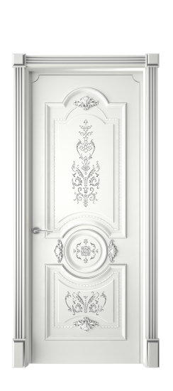 Каролина ДГ | Белая эмаль патина серебро