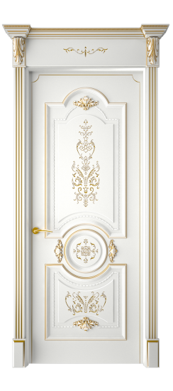 Каролина ДГ | Белая эмаль патина золото