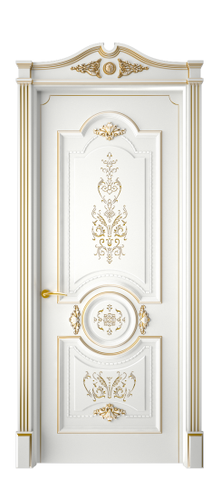 Каролина ДГ | Белая эмаль патина золото