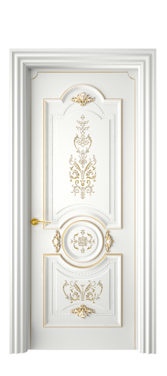 Каролина ДГ | Белая эмаль патина золото