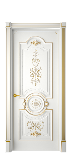 Каролина ДГ | Белая эмаль патина золото