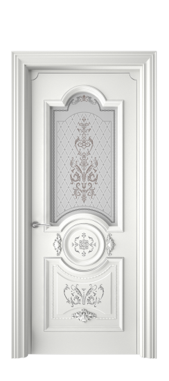 Каролина ДО | Белая эмаль патина серебро