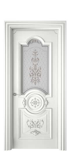 Каролина ДО | Белая эмаль патина серебро