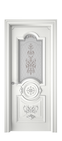 Каролина ДО | Белая эмаль патина серебро