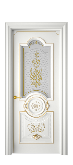 Каролина ДО | Белая эмаль патина золото