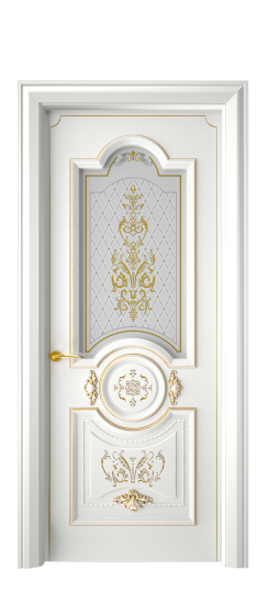 Каролина ДО | Белая эмаль патина золото