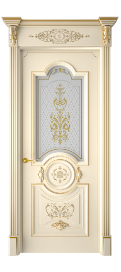 Каролина ДО | Слоновая кость патина золото