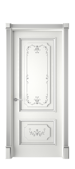 Лорд ДГ | Белая эмаль патина серебро