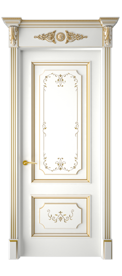 Лорд ДГ | Белая эмаль патина золото