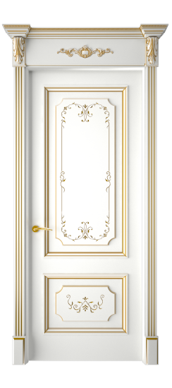 Лорд ДГ | Белая эмаль патина золото