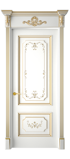 Лорд ДГ | Белая эмаль патина золото