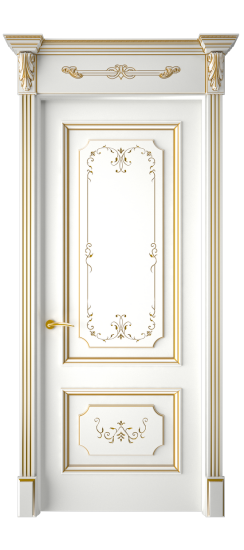 Лорд ДГ | Белая эмаль патина золото