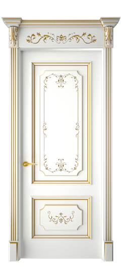 Лорд ДГ | Белая эмаль патина золото