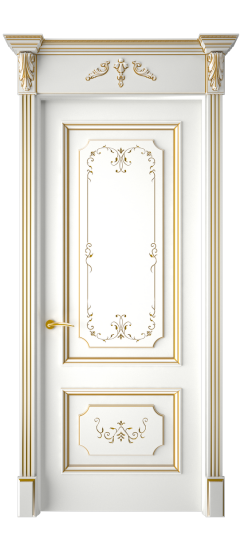 Лорд ДГ | Белая эмаль патина золото