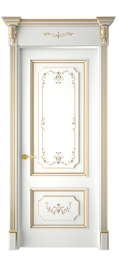 Лорд ДГ | Белая эмаль патина золото