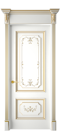 Лорд ДГ | Белая эмаль патина золото