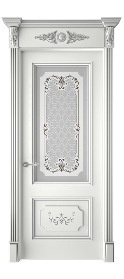 Лорд ДО | Белая эмаль патина серебро