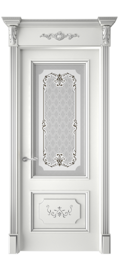 Лорд ДО | Белая эмаль патина серебро