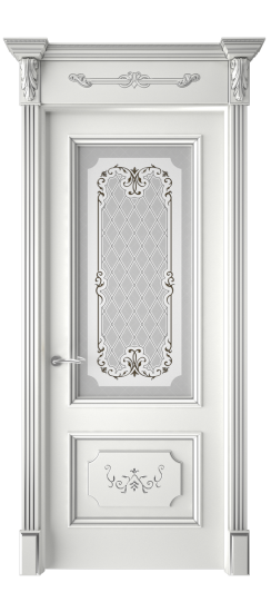 Лорд ДО | Белая эмаль патина серебро