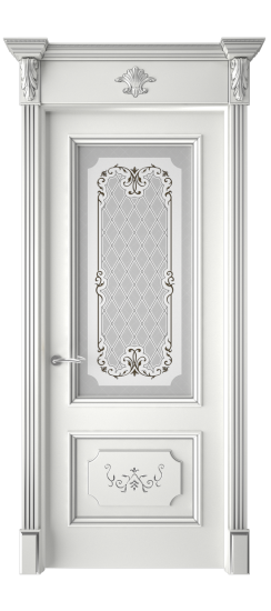 Лорд ДО | Белая эмаль патина серебро