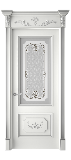 Лорд ДО | Белая эмаль патина серебро