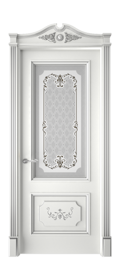 Лорд ДО | Белая эмаль патина серебро