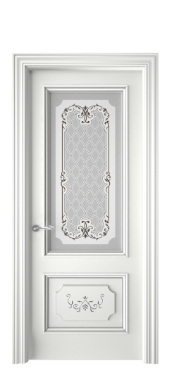 Лорд ДО | Белая эмаль патина серебро