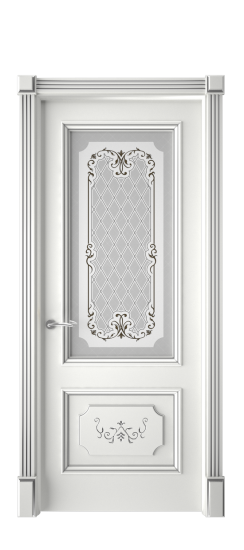 Лорд ДО | Белая эмаль патина серебро