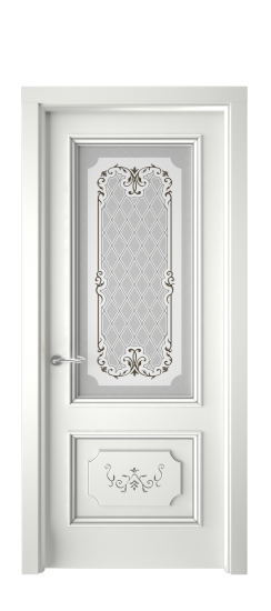 Лорд ДО | Белая эмаль патина серебро