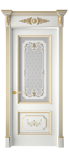 Лорд ДО | Белая эмаль патина золото