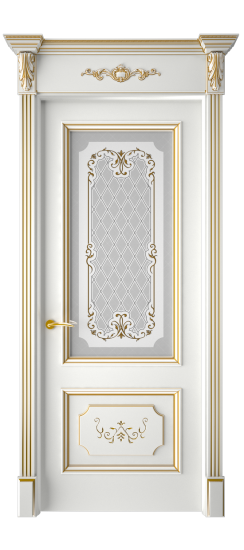 Лорд ДО | Белая эмаль патина золото