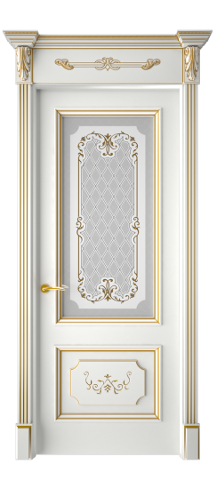 Лорд ДО | Белая эмаль патина золото