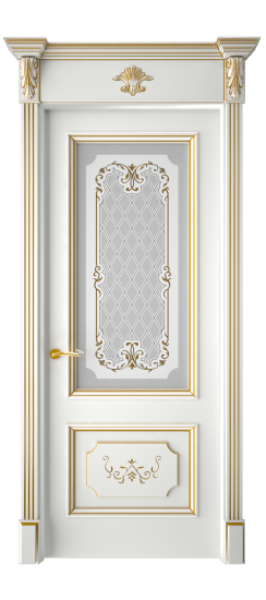 Лорд ДО | Белая эмаль патина золото