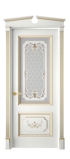 Лорд ДО | Белая эмаль патина золото