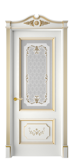 Лорд ДО | Белая эмаль патина золото