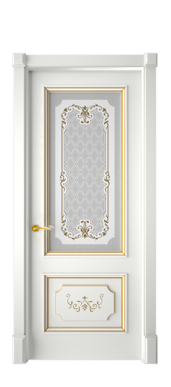 Лорд ДО | Белая эмаль патина золото