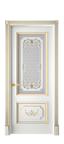 Лорд ДО | Белая эмаль патина золото