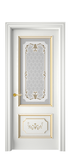 Лорд ДО | Белая эмаль патина золото