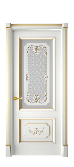 Лорд ДО | Белая эмаль патина золото