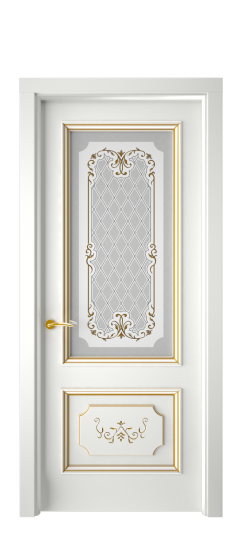 Лорд ДО | Белая эмаль патина золото