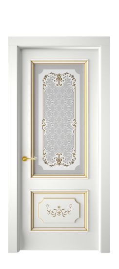 Лорд ДО | Белая эмаль патина золото