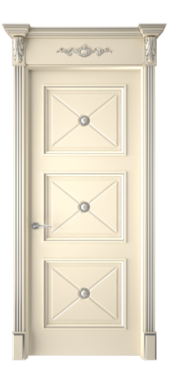 Плаза ДГ | Слоновая кость патина серебро